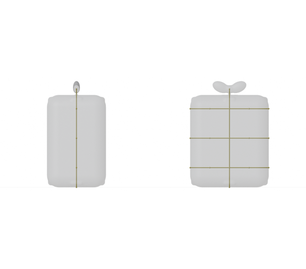 The afk.ai object skeleton: a spine up the middle and three rows of bones across it
