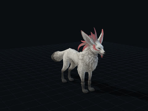 Fennec Fox 3D model