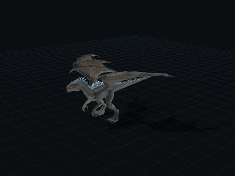 Icy Dragon 3D model