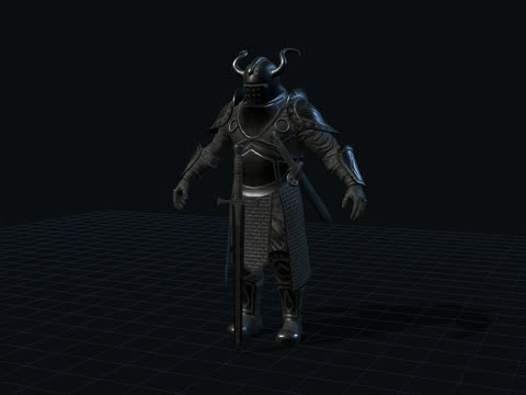 Paladin 3D model